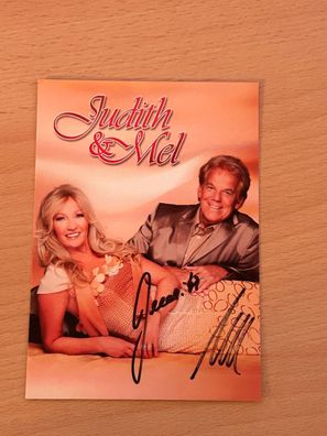 Judith & Mel Autogrammkarte original signiert #S1449