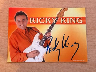 Ricky King Autogrammkarte original signiert #S1394