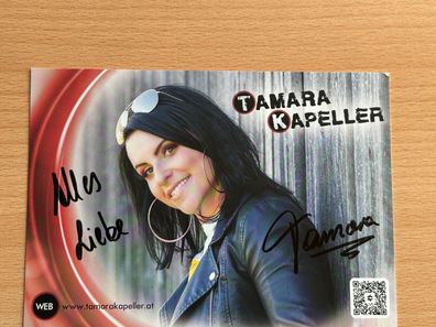 Tamara Kapeller Autogrammkarte original signiert #S1266