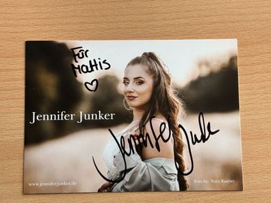 Jennifer Junker Autogrammkarte original signiert #S1229