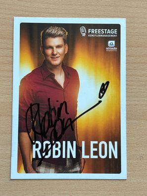 Robin Leon Autogrammkarte original signiert #S1120