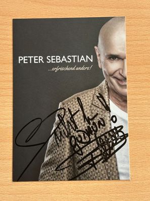 Peter Sebastian Autogrammkarte original signiert #S1170