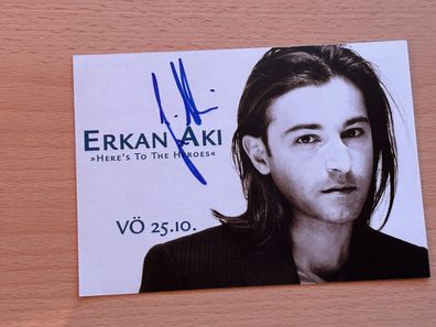 Erkan Aki Autogrammkarte original signiert #S1378
