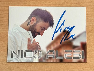 Nico Alesi Autogrammkarte original signiert #S1249