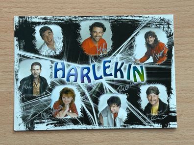 Harlekin Autogrammkarte original signiert #S1309