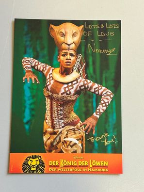 Nokubonga Khuzwayo Autogrammkarte original signiert #S1475