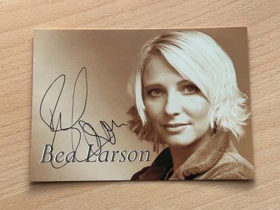 Bea Larson Autogrammkarte original signiert #S1333