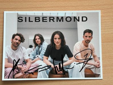Silbermond Autogrammkarte original signiert #S945