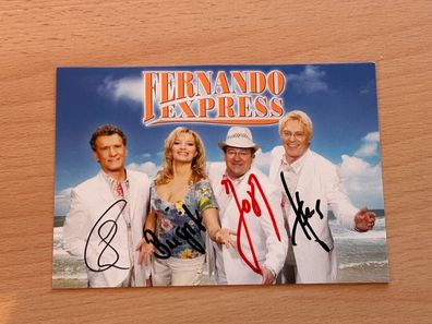 Fernando Express Autogrammkarte original signiert #S1375
