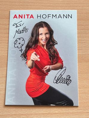 Anita Hofmann Autogrammkarte original signiert #S987