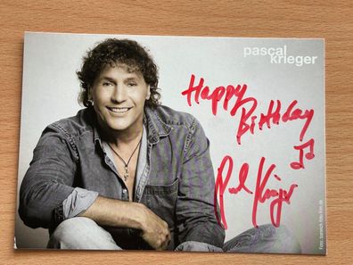 Pascal Krieger Autogrammkarte original signiert #S897