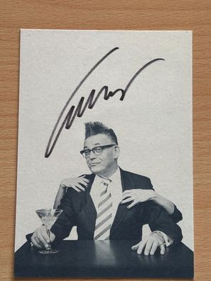 Götz Alsmann Autogrammkarte original signiert #S977