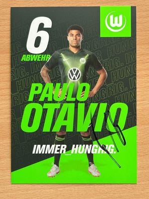 Paulo Otavio VfL Wolfsburg Autogrammkarte original signiert #S369