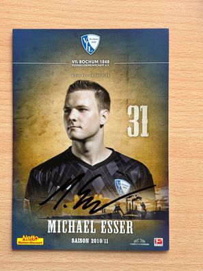 Michael Esser VfL Bochum Autogrammkarte original signiert #S270