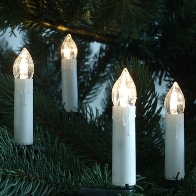 LED Weihnachtsbaumbeleuchtung 20er innen 6/18h Timer 6,65m warmweiß FHS 09199T