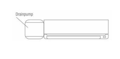Mitsubishi Tauwasserpumpe PACSK01DM-E für Wandgeräte