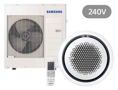 Samsung BAC Deckenkassette Set Kühlen 12.0 kW | Heizen 13.0 kW AC120RN4PK IR 240 V r