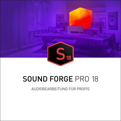 SOUND FORGE Pro 18 - Der All-Round Audio Editor | Mastering Software | 1 Volllizenz