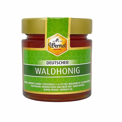 Honig Wernet Schwarzwald Deutscher Waldhonig 500g Glas