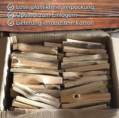 Landree Premium Anfeuerholz, Anzündholz, 20kg lose ohne Netze Nadelholz, trocken