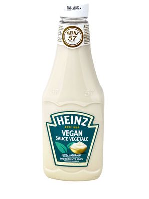 Heinz Vegane Mayonnaise in der Squeeze Flasche zum Verfeinern von Speisen 875 ml