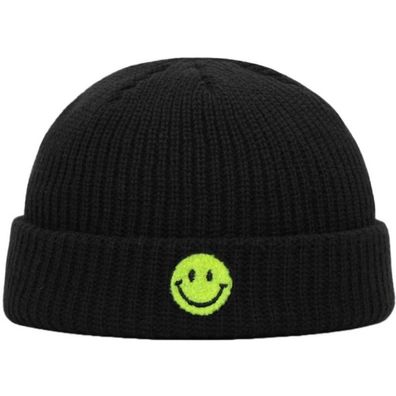 Unisex SMILEY Docker Mütze in 10 Trend Farben - Mützen Beanies Hüte Caps Snapbacks
