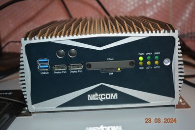 Nexcom Nise 3600E Industrie PC Lüfterlos Intel Core I5 3610ME 250GB SSD 8GB RAM