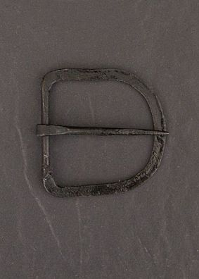 Handgeschmiedete Schnalle aus Stahl, für ca. 47 mm breite Gürtel