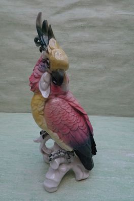 Ens "grün Volkstedt Thüringen Papagei Kakadu Vogel Vögel ca 28,5 cm