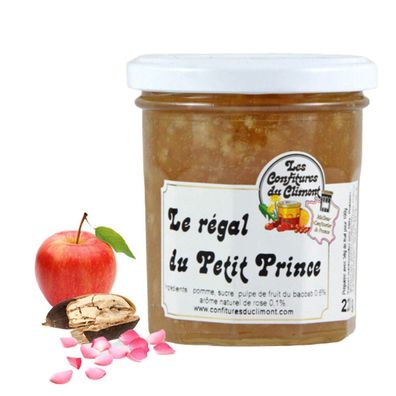 Les Confitures du Climont Le régal du Petit Prince Fruchtaufstrich Apfel & Rose