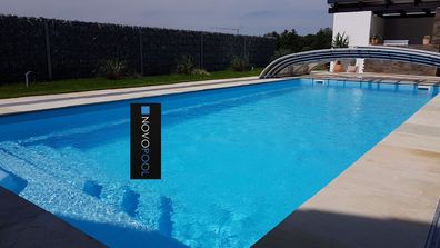 Pool VERONA 7,5m komplett set Becken Preis 2024 Einbaubecken Novo by Vivapool