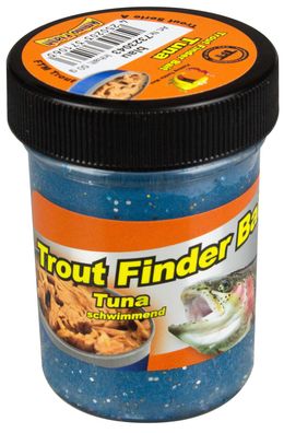 FTM Trout Finder Bait Forellenteig Tuna 50 Gramm blau
