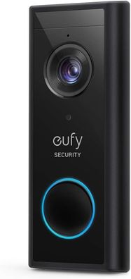 eufy Security Kabellose Video-Türklingel mit Akku 2K HD ohne monatliche Gebühren