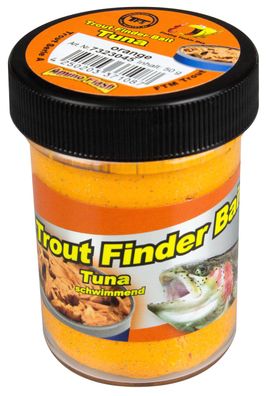 FTM Trout Finder Bait Forellenteig Tuna 50 Gramm orange