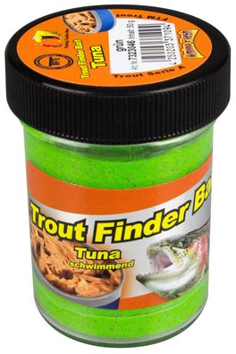 FTM Trout Finder Bait Forellenteig Tuna 50 Gramm grün