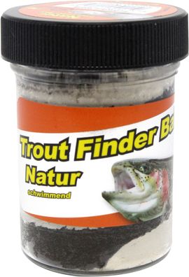 FTM Trout Finder Bait Forellenteig Natur 50 Gramm schwarz / weiß