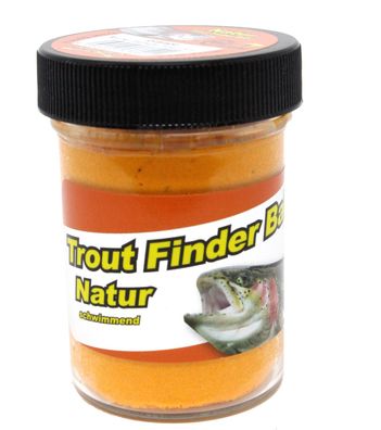 FTM Trout Finder Bait Forellenteig Natur 50 Gramm orange