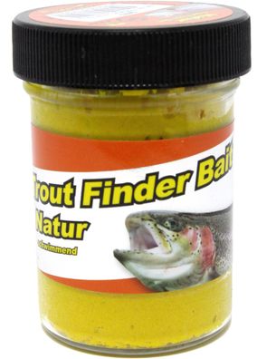 FTM Trout Finder Bait Forellenteig Natur 50 Gramm gelb