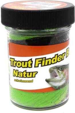 FTM Trout Finder Bait Forellenteig Natur 50 Gramm schwarz grün