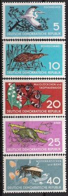 DDR Nr.688/92 * * Naturschutz Tiere 1959, postfrisch