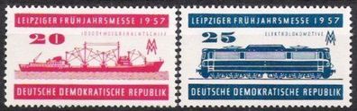 DDR Nr.559/60 * * Frühjahrsmesse 1957, postfrisch