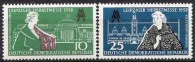 DDR Nr.649/50 * * Herbstmesse 1958, postfrisch