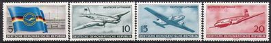DDR Nr.512/15 * * Luftverkehr, Luftfahrt 1956, postfrisch