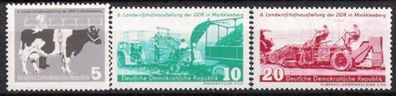 DDR Nr.628/30 * * Landwirtschaftsausstellung 1958, postfrisch
