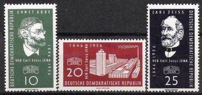 DDR Nr.545/47 * * 110 Jahre Carl Zeiss Werke in Jena 1956, postfrisch