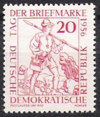 DDR Nr.544 * * Tag der Briefmarke 1956, postfrisch