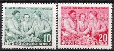DDR Nr.450/51 * * Internationaler Frauentag 1955, postfrisch