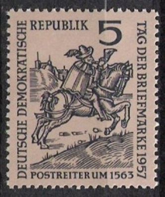 DDR Nr.600 * * Tag der Briefmarke 1957, postfrisch