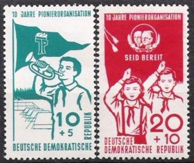 DDR Nr.645/46 * * Pioniere 1958, postfrisch