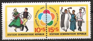 DDR Nr.905/06 ZD. * * Weltfestspiele II 1962, postfrisch